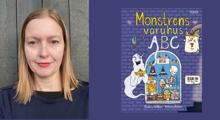 Kristina Wallsten debuterar med barnboken “Monstrens varuhus ABC”!