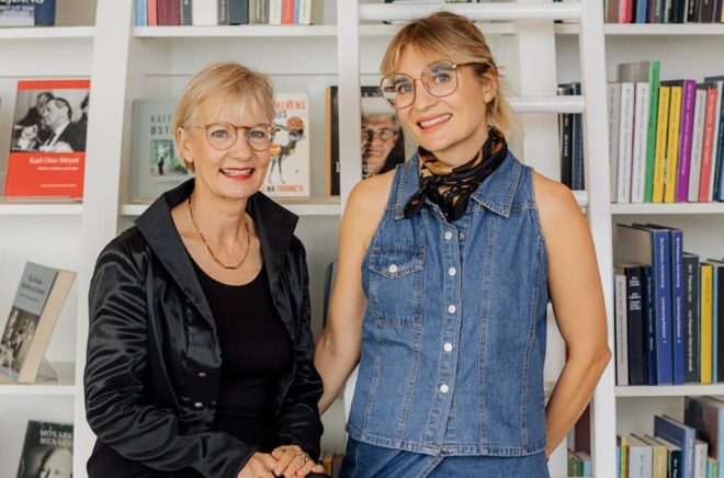 Lena-Maria och Lina Nordstrand startar tillsammans två nya förlag. Foto: Lisa Wikstrand.