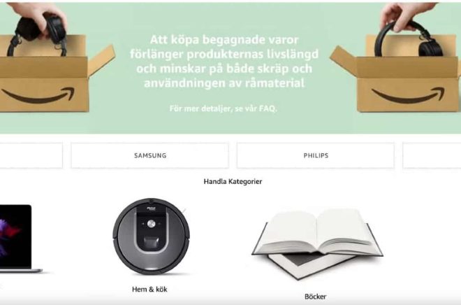 Böcker är en av produktkategorierna när Amazon Begagnat lanseras i Sverige. Pressbild.