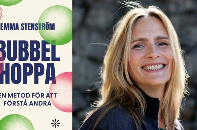 Emma Stenströms bok Bubbelhoppa är vald till Årets HR-bok 2024. Pressbild.