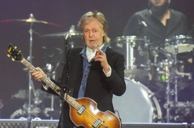 Paul McCartney på en musikfestival i Mexiko 2024. Foto: Eduardo Verdugo/AP/TT.