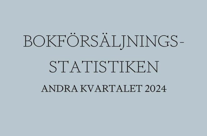 Statistik för bokförsäljningen i Sverige under andra kvartalet 2024.