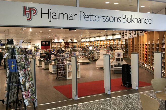 Hjalmar Petterssons bokhandel i Katrineholm. Foto: Privat