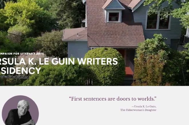 För att hedra Ursula K. Le Guin ska man bevara hennes hem och omvandla det till ett residensprogram. Skärmdump: Literary Arts.