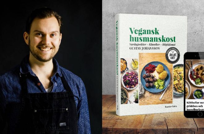 Gustav Johansson, matbloggare och kokboksförfattare. Foto: Simon Bajada